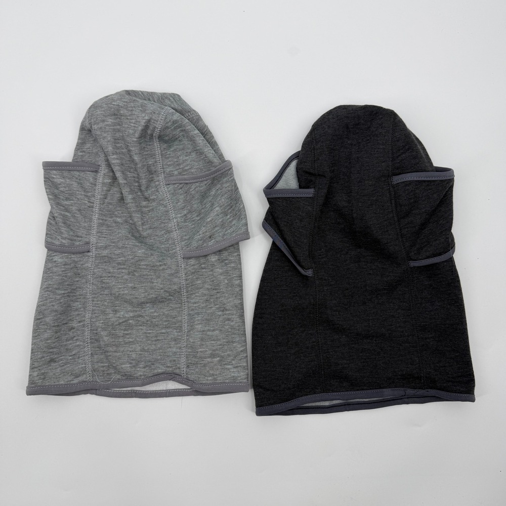 Unbranded Balaclava Ski Mask 2 Pack Modern Unisex One Size Gray Charcoal Heather